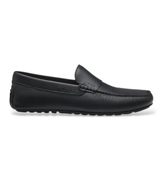 BOSS Mocasines de piel Noel negro