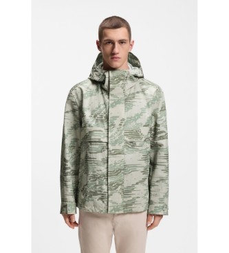 BOSS para hombre. 50556209 Chaqueta Relaxed Fit gris (54), Casual, Poliéster