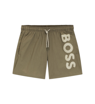 BOSS para hombre. 50514502 Bañador Octopus marrón (S), Beachwear, Poliamida