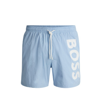 BOSS para hombre. 50515296 Bañador Octopus azul (L), Beachwear, Poliamida, Sostenible