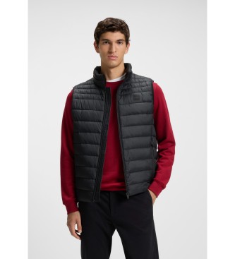 BOSS para hombre. 50549243 Chaleco Odeno2 negro (50), Casual, Poliéster
