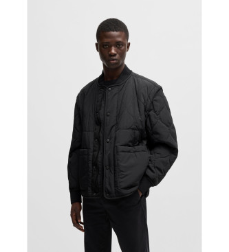 BOSS para hombre. 50530280 Chaqueta Omore negro (46), Casual, Poliamida