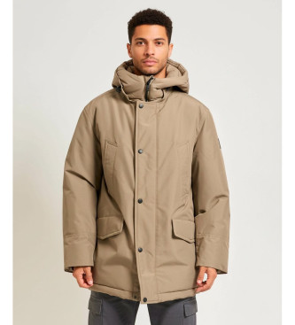 BOSS para hombre. 50547078 Parka Osiass beige (54), Casual, Poliéster