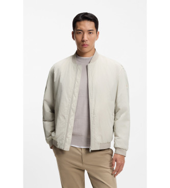 BOSS para hombre. 50555846 Chaqueta Ovarsi gris (54), Casual, Poliamida