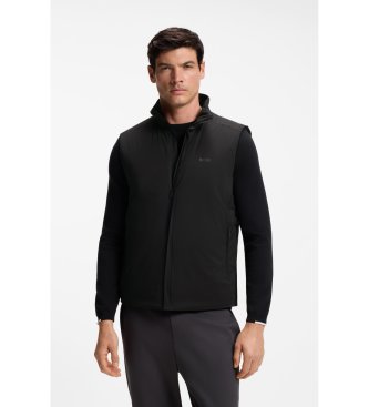 BOSS para hombre. 50551055 Chaleco X negro (L), Casual, Sintético