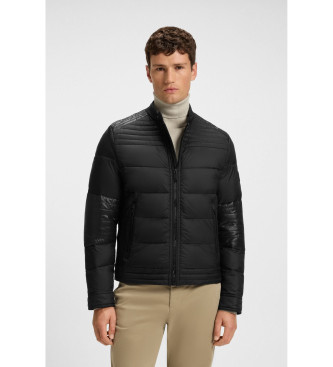 BOSS para hombre. 50543624 Chaqueta Owand negro (48), Casual, Poliéster