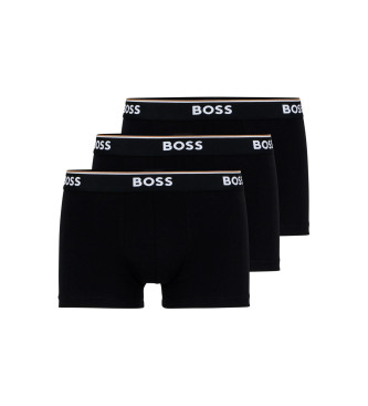 BOSS para hombre. 50475274 Pack 3 Bóxers Modernos negro (L), Homewear, Algodón