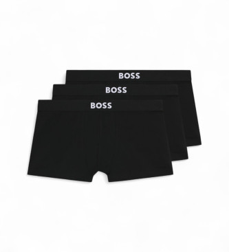 BOSS para hombre. 50544263 Pack de 3 bóxers One negro (XXL), Homewear, Poliéster