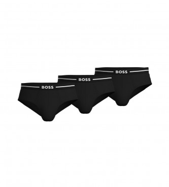 BOSS para hombre. 50510679 Pack de 3 slips negro (XL), Homewear, Algodón