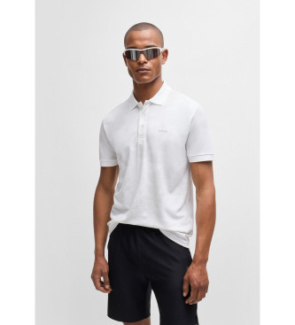 BOSS para hombre. 50525135 Polo Paddy blanco (L), Casual, Algodón, Manga corta