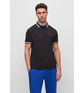 BOSS para hombre. 50494317 Polo Paddy2 negro (S), Casual, Algodón, Manga corta