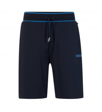 BOSS para hombre. 50491258 Pantalón Corto Loungewear Bordado marino (M), Casual, Algodón