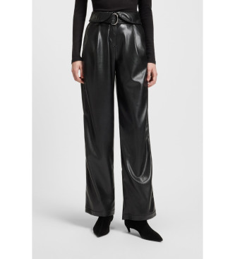 BOSS para mujer. 50547304 Pantalón Tadelena negro (40), Casual, Poliéster