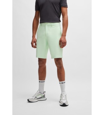 BOSS para hombre. 50504392 Pantalón corto Commuter verde (50), Casual, Poliéster