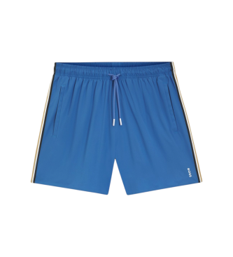 BOSS para hombre. 50491594 Bañador corto Iconic azul (S), Beachwear, Poliéster
