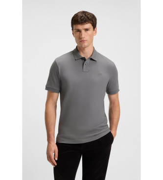 BOSS para hombre. 50507803 Polo Passenger gris (XL), Casual, Poliéster, Manga corta