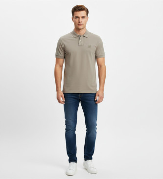 BOSS para hombre. 50507803 Polo Passenger taupe (L), Casual, Algodón, Manga corta