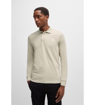 BOSS para hombre. 50507704 Polo Passerby beige (XXL), Casual, Algodón, Manga larga