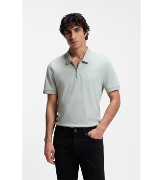 BOSS para hombre. 50537507 Polo Slim Fit gris (XL), Casual, Algodón, Manga corta