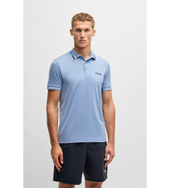 BOSS para hombre. 50506203 Polo Paul Pro azul (M), Casual, Algodón, Manga corta