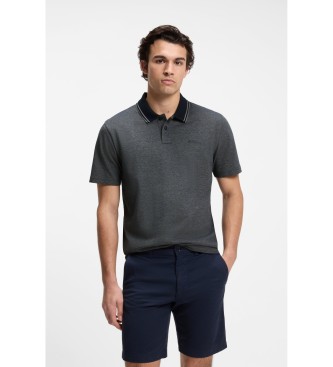 BOSS para hombre. 50507814 Polo Piqué algodón logo estampado marino (3XL), Casual, Manga corta