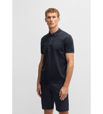 BOSS para hombre. 50538177 Polo Philix Pima marino (XL), Casual, Algodón, Manga corta