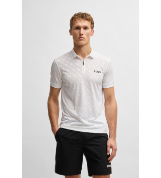 BOSS para hombre. 50538106 Polo Philix blanco (S), Casual, Deportivo, Multideporte, Poliéster, Manga corta