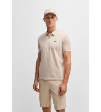 BOSS para hombre. 50538177 Polo Philix Pima beige (XL), Casual, Algodón, Manga corta