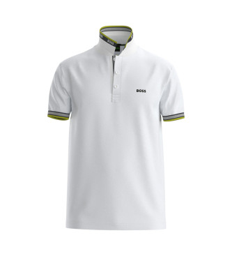 BOSS para hombre. 50469055 Polo Essential blanco (S), Casual, Algodón, Manga corta