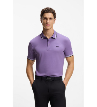 BOSS para hombre. 50469055 Polo Paddy lila (XL), Casual, Algodón, Manga corta