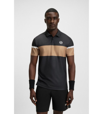 BOSS para hombre. 50548813 Polo Paddy The Open 25 negro (S), Casual, Multideporte, Poliéster, Manga corta