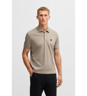 BOSS para hombre. 50533273 Polo Paddy Tl beige (M), Casual, Algodón, Manga corta