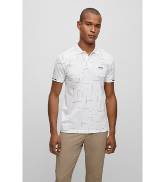 Boss - pour homme. polo blanc paddy2