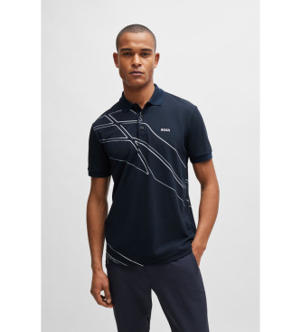 Boss - pour homme. polo paddy3 marine