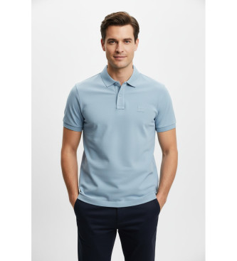 BOSS para hombre. 50507803 Polo Passenger azul (M), Casual, Algodón, Manga corta