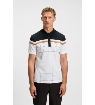 BOSS para hombre. 50544477 Polo Paule blanco (XL), Casual, Deportivo, Algodón, Multideporte, Manga corta