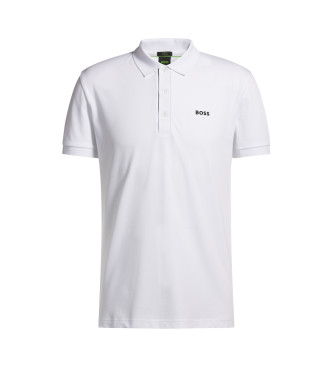 BOSS para homem. 50538100 Polo Paule Rib branco (XXL), Casual, Algodão, Manga curta, Sustentável