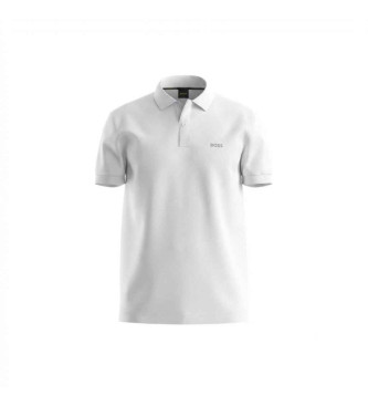 BOSS para hombre. 50555153 Polo Pio 2 blanco (S), Casual, Algodón, Manga corta