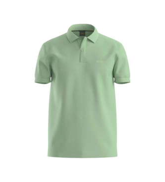 BOSS para hombre. 50555153 Polo Pio 2 turquesa (L), Casual, Algodón, Manga corta