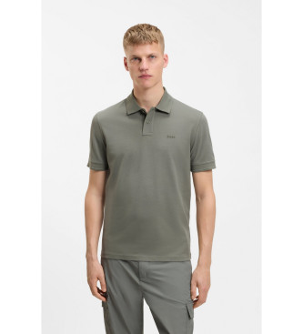 BOSS para hombre. 50507813 Polo Prime gris (M), Casual, Algodón, Manga corta