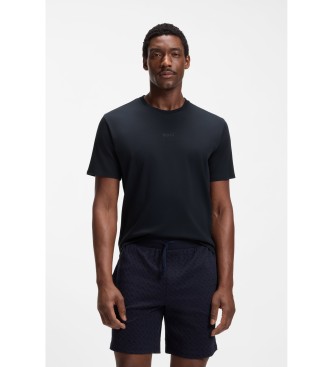 BOSS för män. 50540613 Tvådelad pyjamas marinblå (XXL), Hemkläder, Bomull, Kort ärm, Marino
