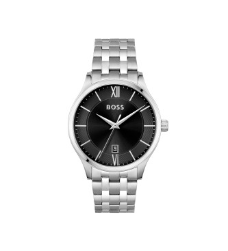 BOSS para hombre. 1513896 Reloj Analógico Elite negro (OSFA), Casual, Brazalete, Acero Inoxidable
