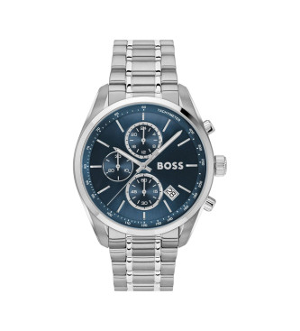 BOSS para hombre. 1514226 Reloj Analógico Grand Prix 44 marino (OSFA), Casual, Brazalete, Acero Inoxidable