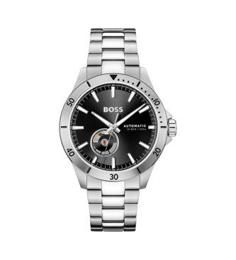 BOSS para hombre. 1514202 Reloj Troper automatic marino (OSFA), Negro, Casual, Brazalete, Acero Inoxidable