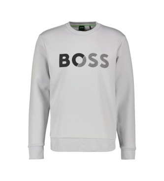 BOSS para hombre. 50535117 Sudadera Salbo gris (XXL), Casual, Algodón