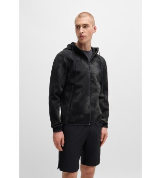 BOSS para hombre. 50523369 Sudadera Savion negro (M), Casual, Algodón, Manga larga