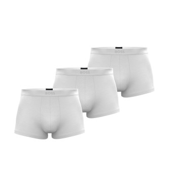 BOSS para hombre. 50544263 Set 3 Bóxers Marca One blanco (L), Homewear, Algodón