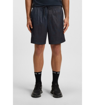 BOSS para hombre. 50547493 Pantalón corto Jump marino (L), Casual, Poliéster