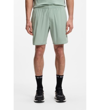 BOSS para hombre. 50551948 Pantalón corto Toc verde (M), Casual, Deportivo, Multideporte, Poliéster