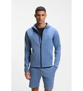 BOSS para hombre. 50531224 Sudadera Active azul (XL), Casual, Deportivo, Multideporte, Poliéster